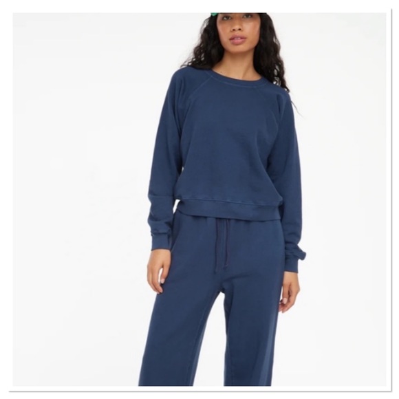 Women’s LACAUSA CLOTHING by Anthropologie Barb Sweatshirt Size XS NWT - Picture 2 of 5